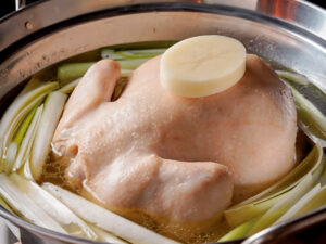 名物タッカンマリと焼酎ハイボール いちわどり
